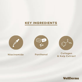 WELLDERMA Sapphire Collagen Impact Hydrogel Mask application on model