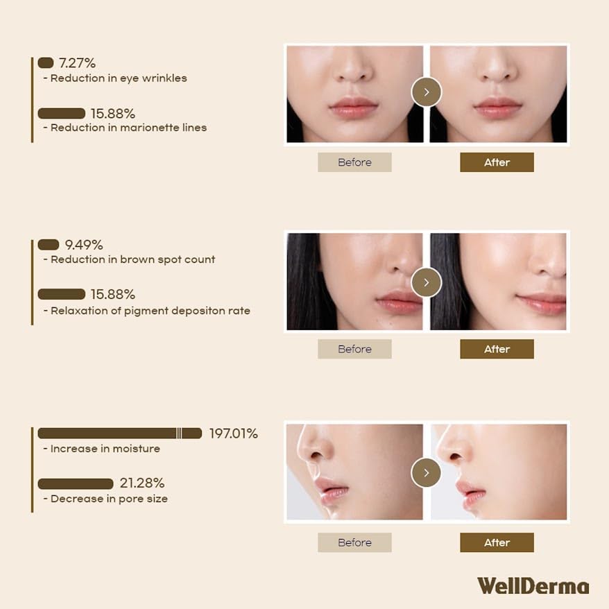 WELLDERMA Sapphire Collagen Impact Hydrogel Mask sheet close-up