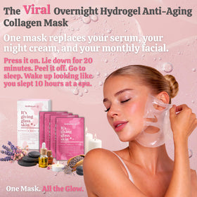 Wellnature Overnight Real Deep Mask application on skin