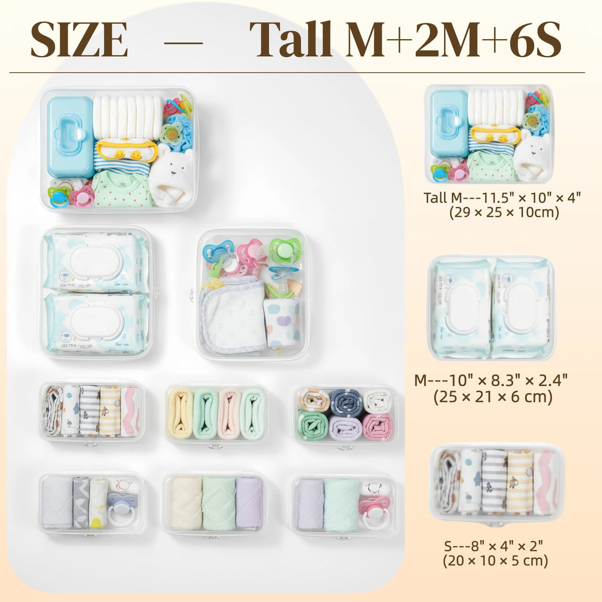 WELPIRT small zipper pouches arranged on a table