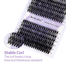 WENDY LASHES packaging and tray details