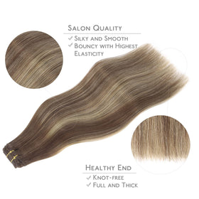 Wennalife Clip In Hair Extensions 14 Inch packaging details