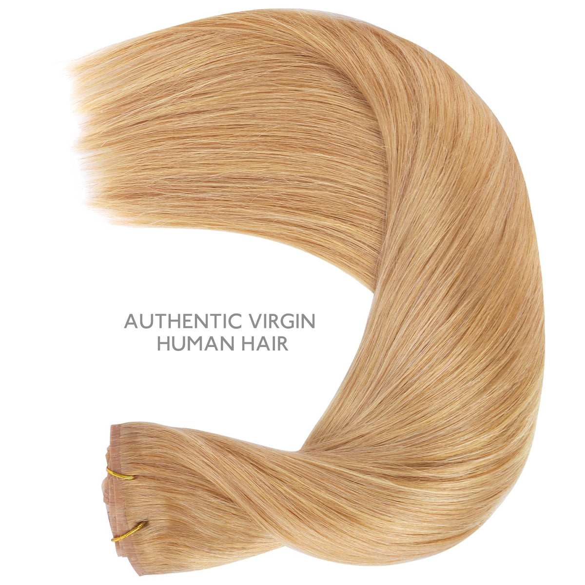 Wennalife Clip In Hair Extensions 14 Inch Strawberry Blonde lifestyle scene