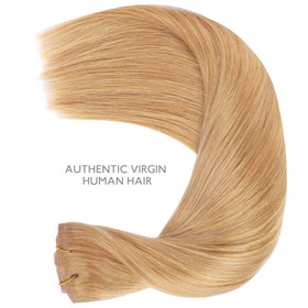 Wennalife Clip In Hair Extensions 14 Inch Strawberry Blonde lifestyle scene