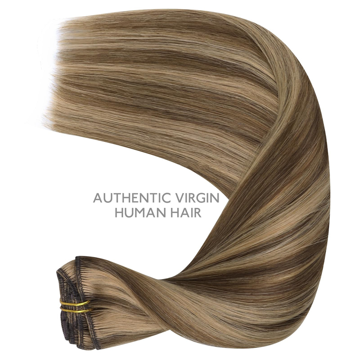Wennalife Clip In Hair Extensions 16 Inch back view