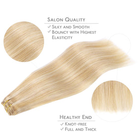 Wennalife Clip In Hair Extensions 16 Inch packaging details