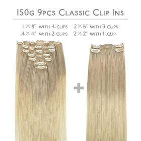 Wennalife Clip In Hair Extensions 20 Inch with clips