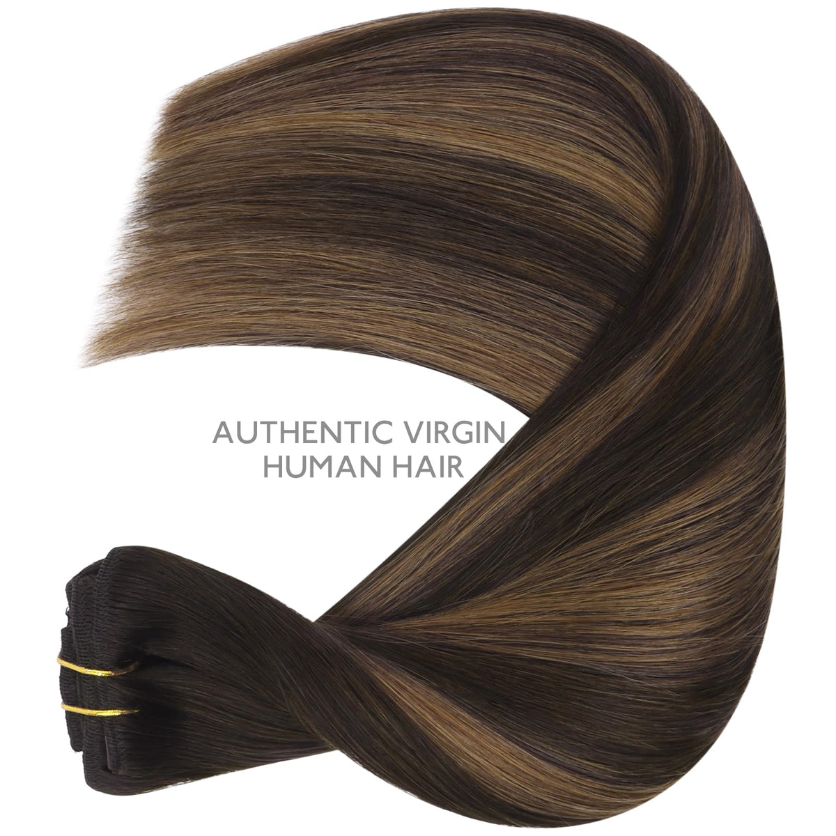 Wennalife Clip In Hair Extensions 22 Inch back view