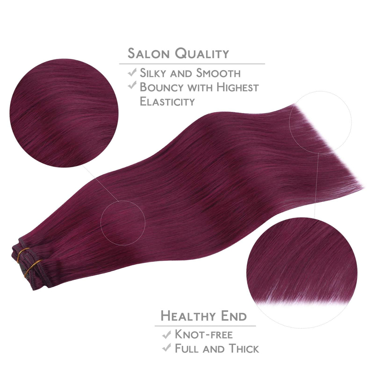 Wennalife Clip In Hair Extensions 22 Inch displayed on a mannequin