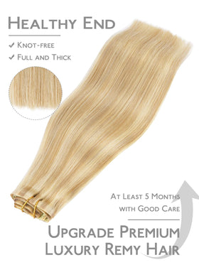 Wennalife Clip in Hair Extensions 22 Inch styled hair