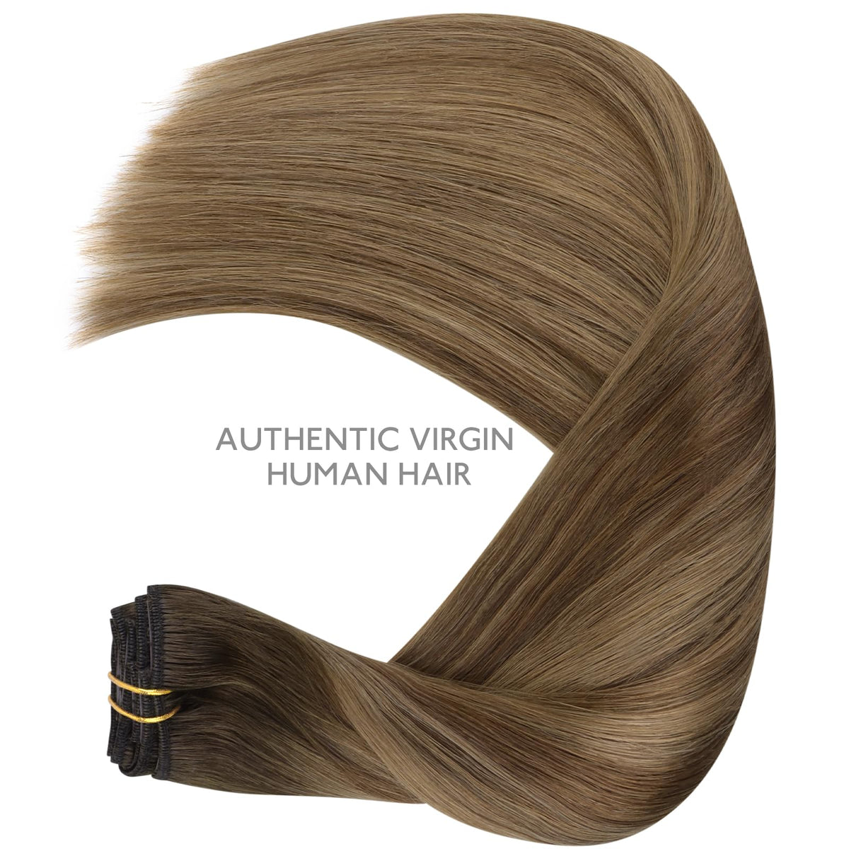 Wennalife Clip In Hair Extensions 22 Inch styled on model