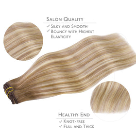 Wennalife Clip In Hair Extensions displayed in natural light