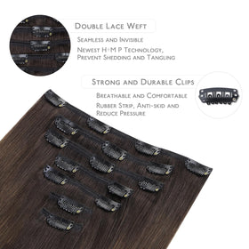 Wennalife Clip In Hair Extensions displayed in packaging