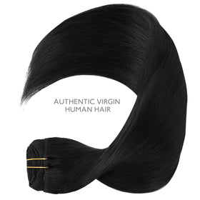 Wennalife Clip In Hair Extensions displayed on a mannequin