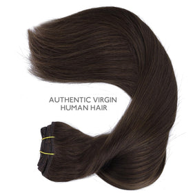Wennalife Clip In Hair Extensions displayed with care instructions