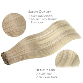 Wennalife Clip In Hair Extensions in a lifestyle setting