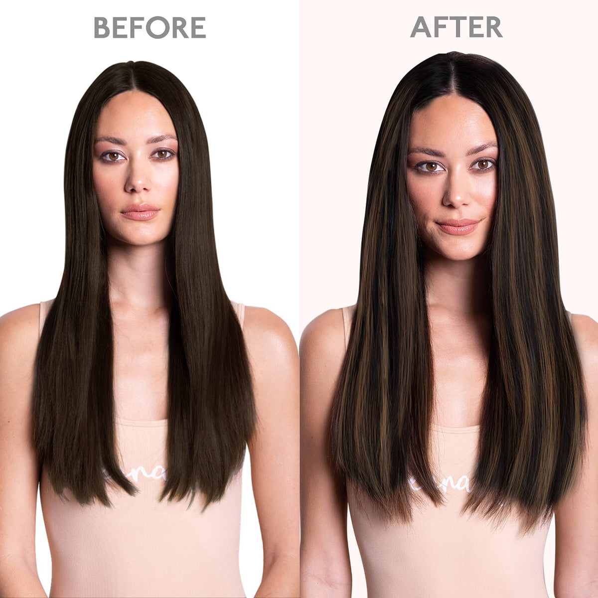 Wennalife Clip In Hair Extensions in natural sunlight