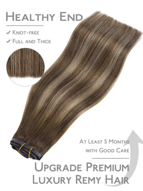 Wennalife Clip in Hair Extensions in packaging