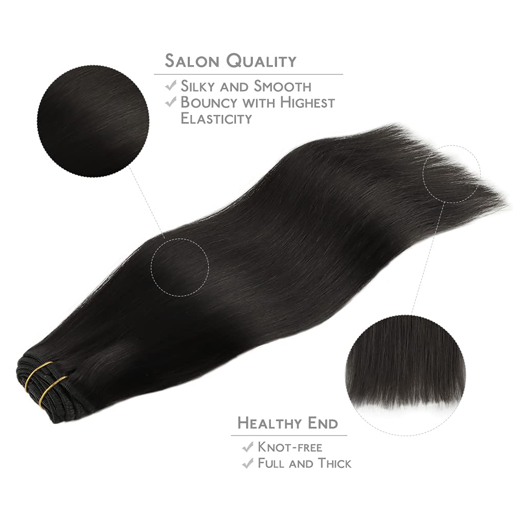 Wennalife Clip In Hair Extensions on model