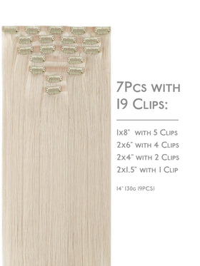 Wennalife Clip In Hair Extensions packaging