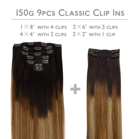 Wennalife Clip In Hair Extensions packaging front view