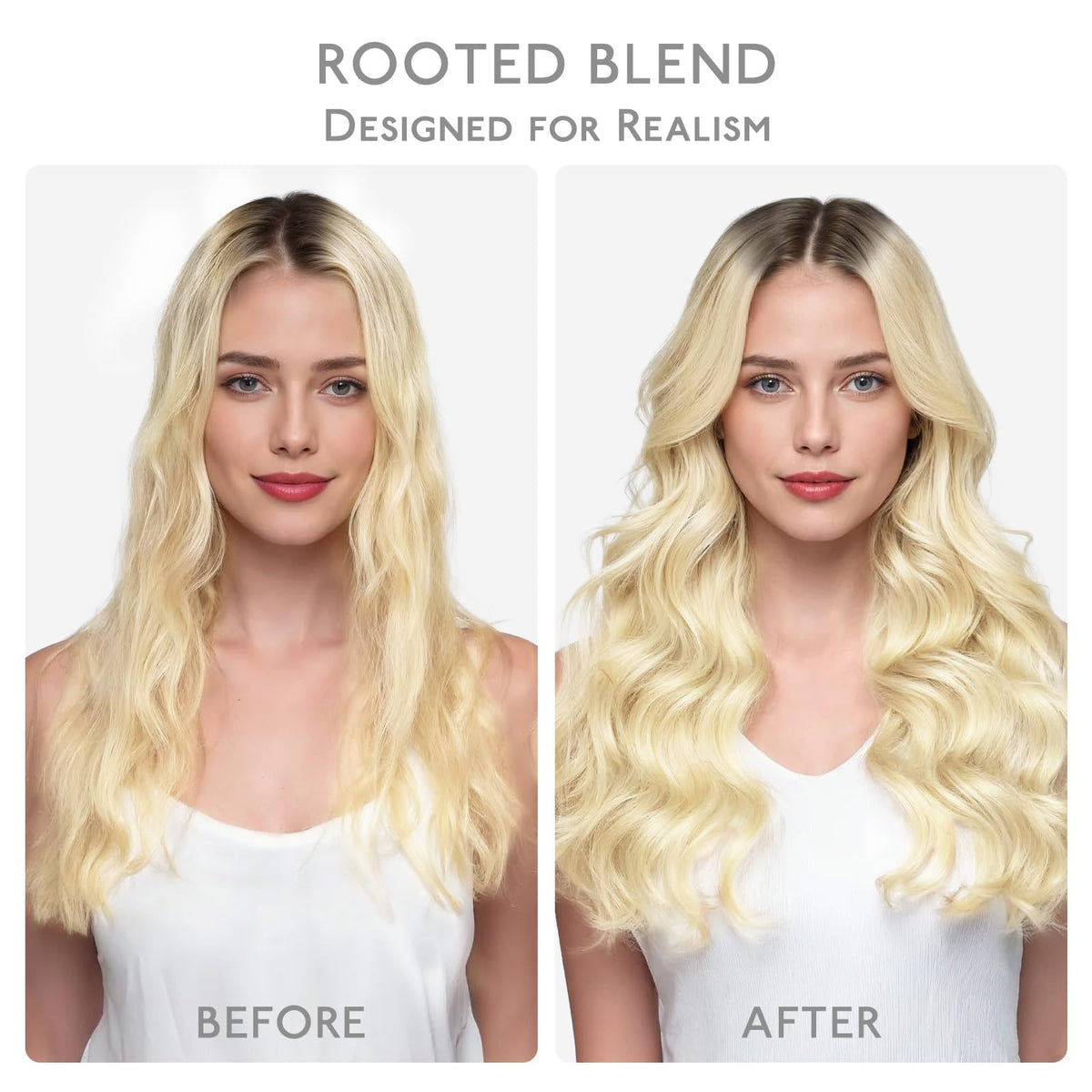Wennalife Clip in Hair Extensions packaging with 7 pieces