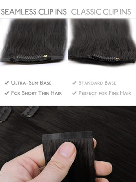 Wennalife Clip In Hair Extensions showing 7 pieces with clips