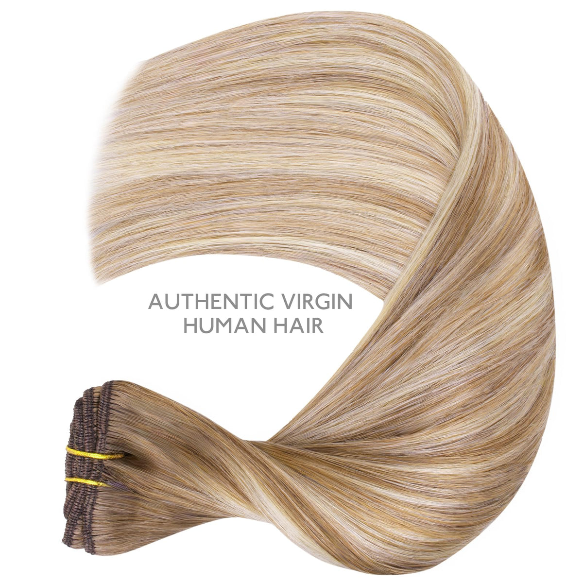Wennalife Clip In Hair Extensions showing balayage colour gradient