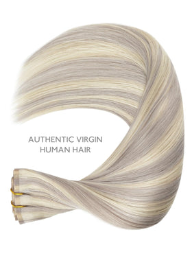 Wennalife Clip In Hair Extensions showing colour match