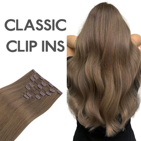 Wennalife Clip In Hair Extensions styled in hair
