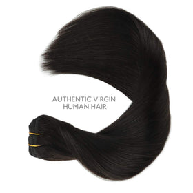 Wennalife Clip In Hair Extensions styled on a model