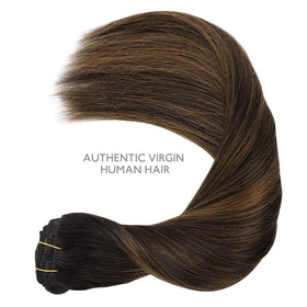 Wennalife Clip In Hair Extensions worn by a model