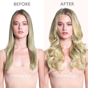 Wennalife Clip In Human Hair Extensions in natural light