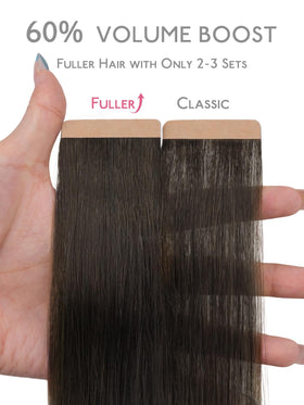 Wennalife Fuller Tape in Hair Extensions packaging side view