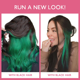 Wennalife Green Clip-in Hair Extensions 22 Inch in different lengths