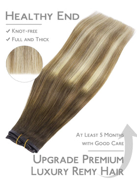 Wennalife hair extensions close-up of clips
