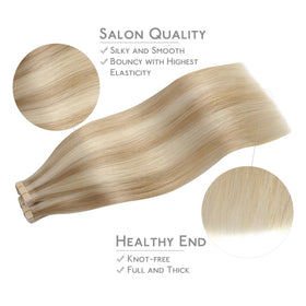 Wennalife hair extensions displayed in a lifestyle setting