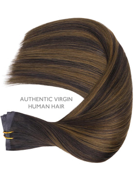 Wennalife hair extensions styled with curls