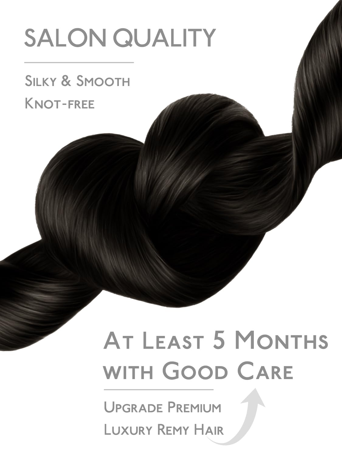 Wennalife Mini Tape in Hair Extensions showing application process