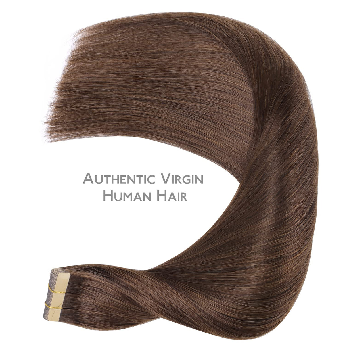 Wennalife Tape in Hair Extensions 10 inch Chocolate Brown wefts