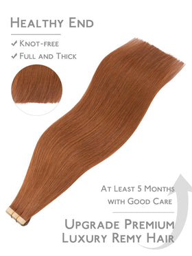 Wennalife Tape in Hair Extensions 18 Inch on a model