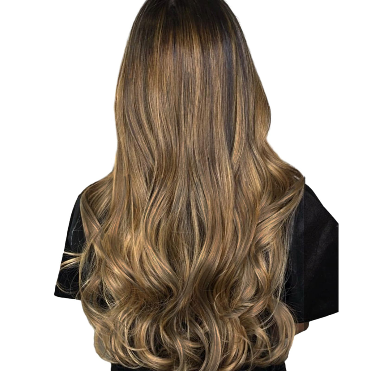 Wennalife Tape in Hair Extensions 20pcs 12 inch Light Ash Brown front view