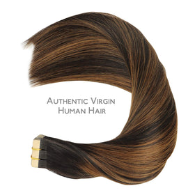 Wennalife Tape in Hair Extensions 22 Inch packaging and contents