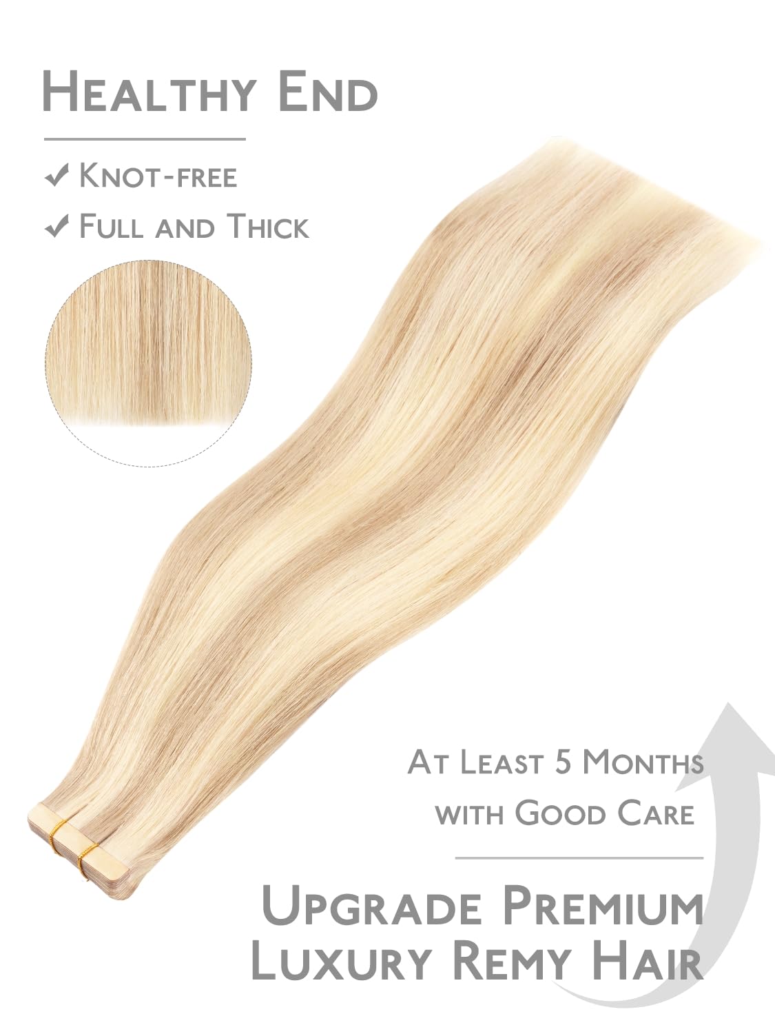 Wennalife Tape in Hair Extensions being styled with heat