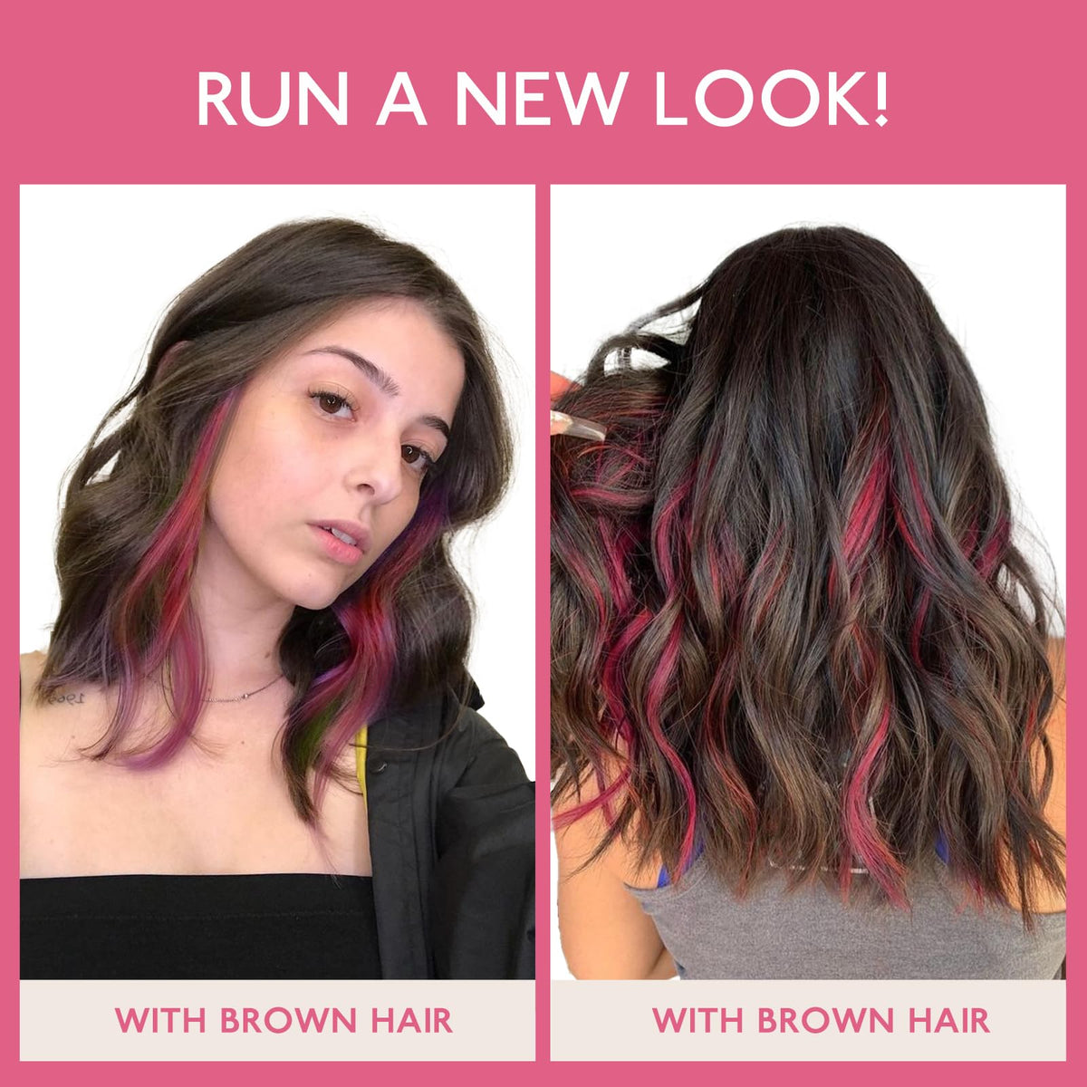 Wennalife Tape in Hair Extensions Burgundy Red straightened look