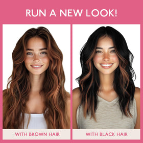 Wennalife Tape in Hair Extensions Cinnamon Copper colour comparison