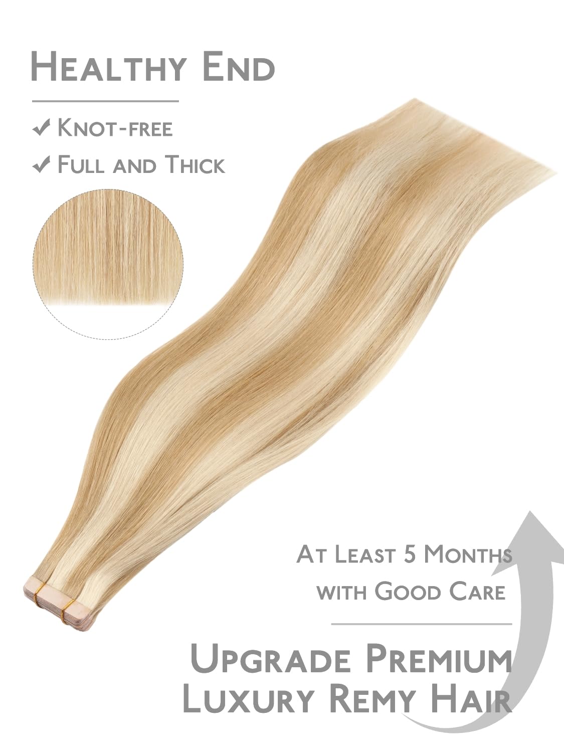 Wennalife Tape in Hair Extensions colour comparison