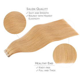 Wennalife Tape in Hair Extensions displayed on a flat surface