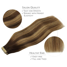 Wennalife Tape in Hair Extensions displayed on a flat surface