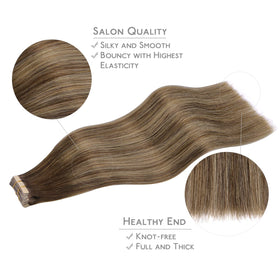 Wennalife Tape In Hair Extensions displayed on a flat surface